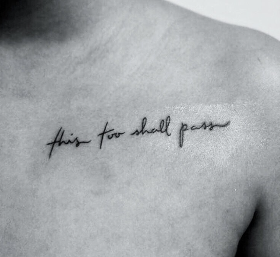 Move On Tattoo Quotes For Guys