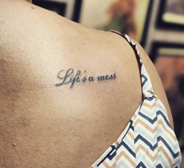 54 Quote Tattoo For Shoulder With Incredible Ideas!