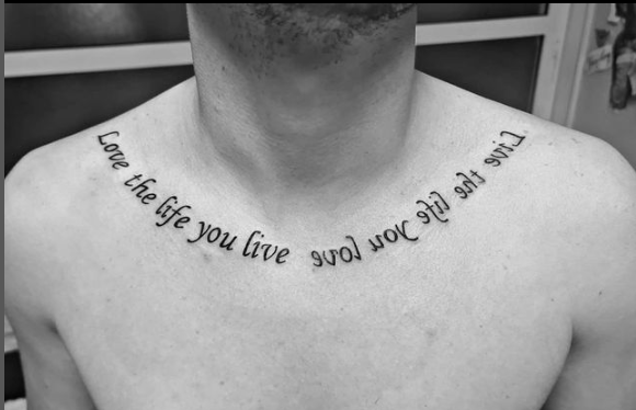 Love The Life Tattoo Quotes For Guys