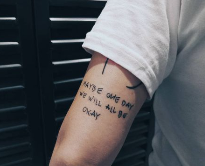 All Will Be Okay Tattoo Quotes For Guys