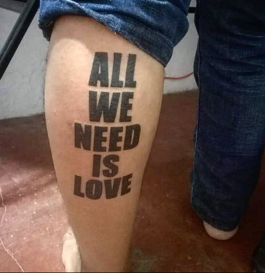 Love Tattoo Quotes For Guys