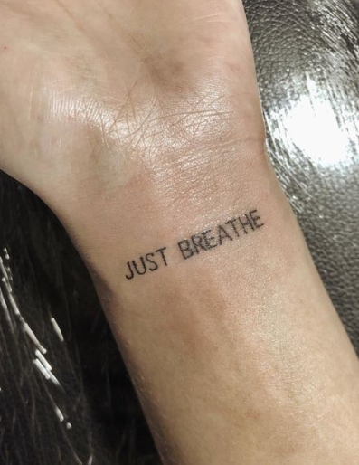 Just Live Tattoo Quotes For Guys