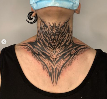 Neck Tattoos For Men - 32 Attractive and Influential Designs