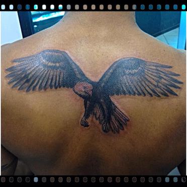 93 Stunning Back Eagle Tattoos You Should Try Now