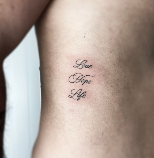 Hope Tattoo Quotes For Guys