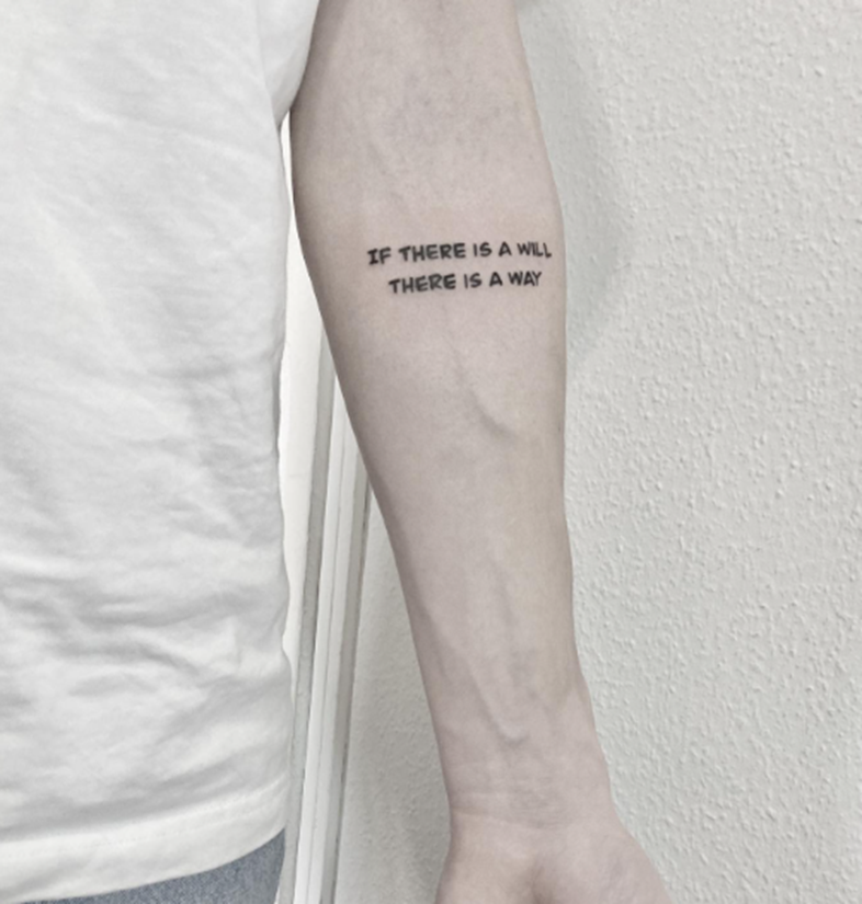 Proverb Tattoo Quotes For Guys