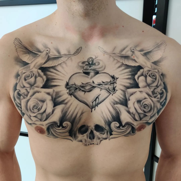 35 Great Chest Tattoos For Men With Meaning & Bold Style | Psycho Tats