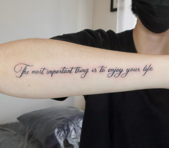 meaningful tattoo sayings for men