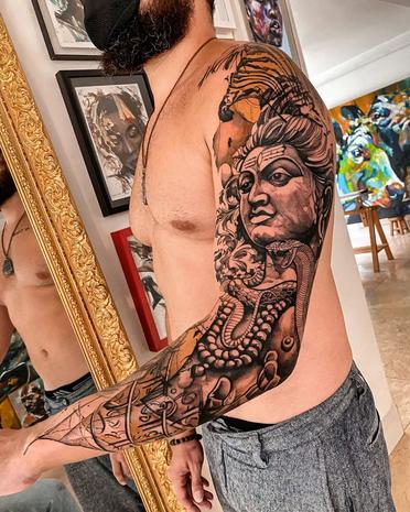 36 Creative And Elegant Shiva Tattoo Designs For Shoulder