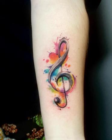 Musical Note Tattoo On Foot - 23 Adorable Tattoo Ideas
