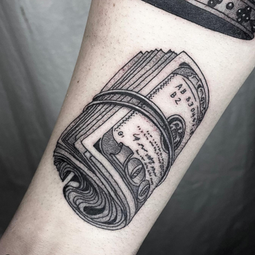 Money Tattoos - 102 Finest Designs For Men That Look Astonishing
