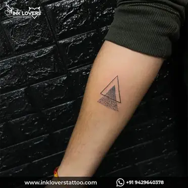 Double Triangle Tattoo: Meaning And Symbolism - Psycho Tats