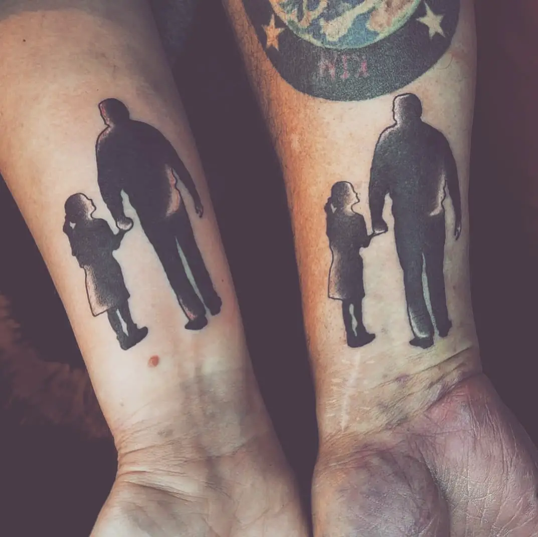 45 Father Daughter Tattoo Ideas That Will Make You Fall In Love With Them - Psycho Tats