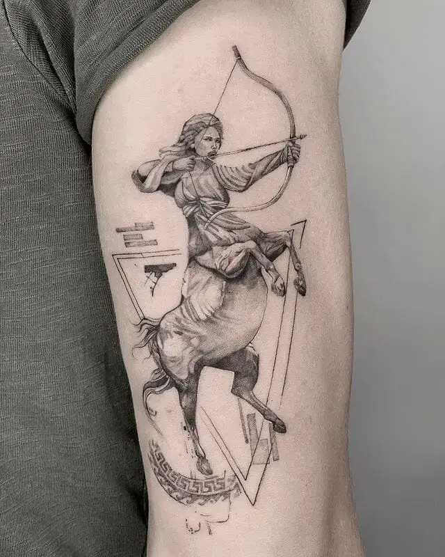 48 Tattoo Ideas For Sagittarians To Show Off That Furious Personality - Psycho Tats