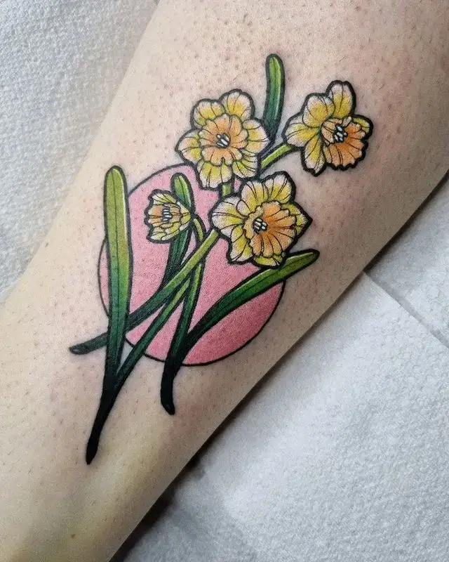 27+ Beautiful March Birth Flower Tattoo Ideas You'Ll Love
