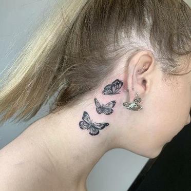 35+ Minimalists Behind The Ear Tattoo Ideas You Need To Bookmark
