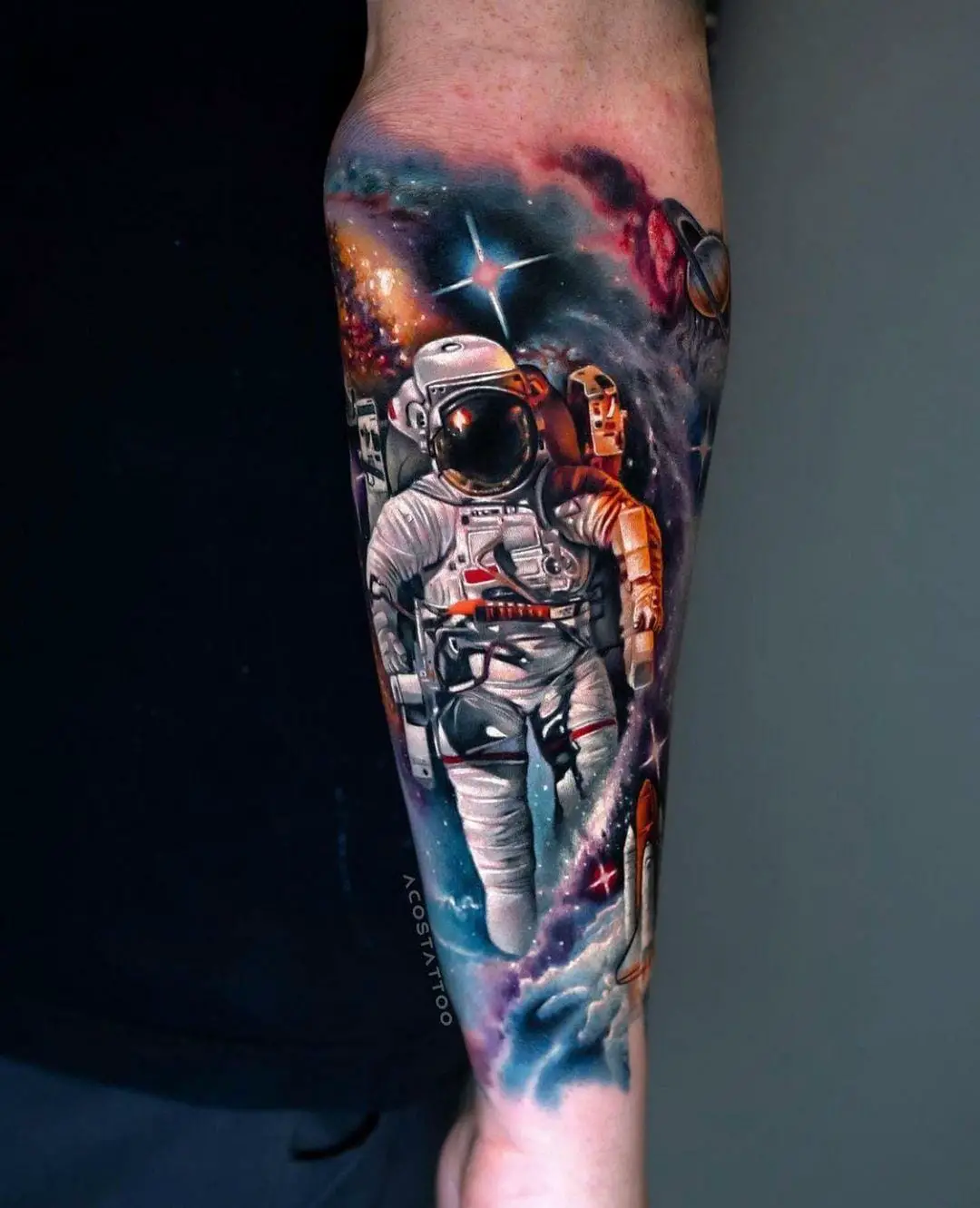 75 Super Cool Astronaut Tattoo Ideas As Inspired Body Art - Psycho Tats