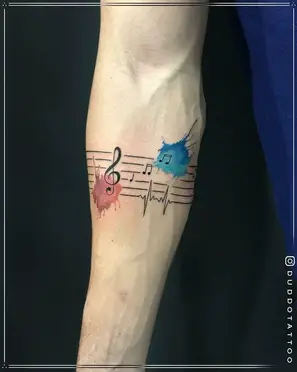 91 Astonishing Music Passion Tattoos To Depict Your Love