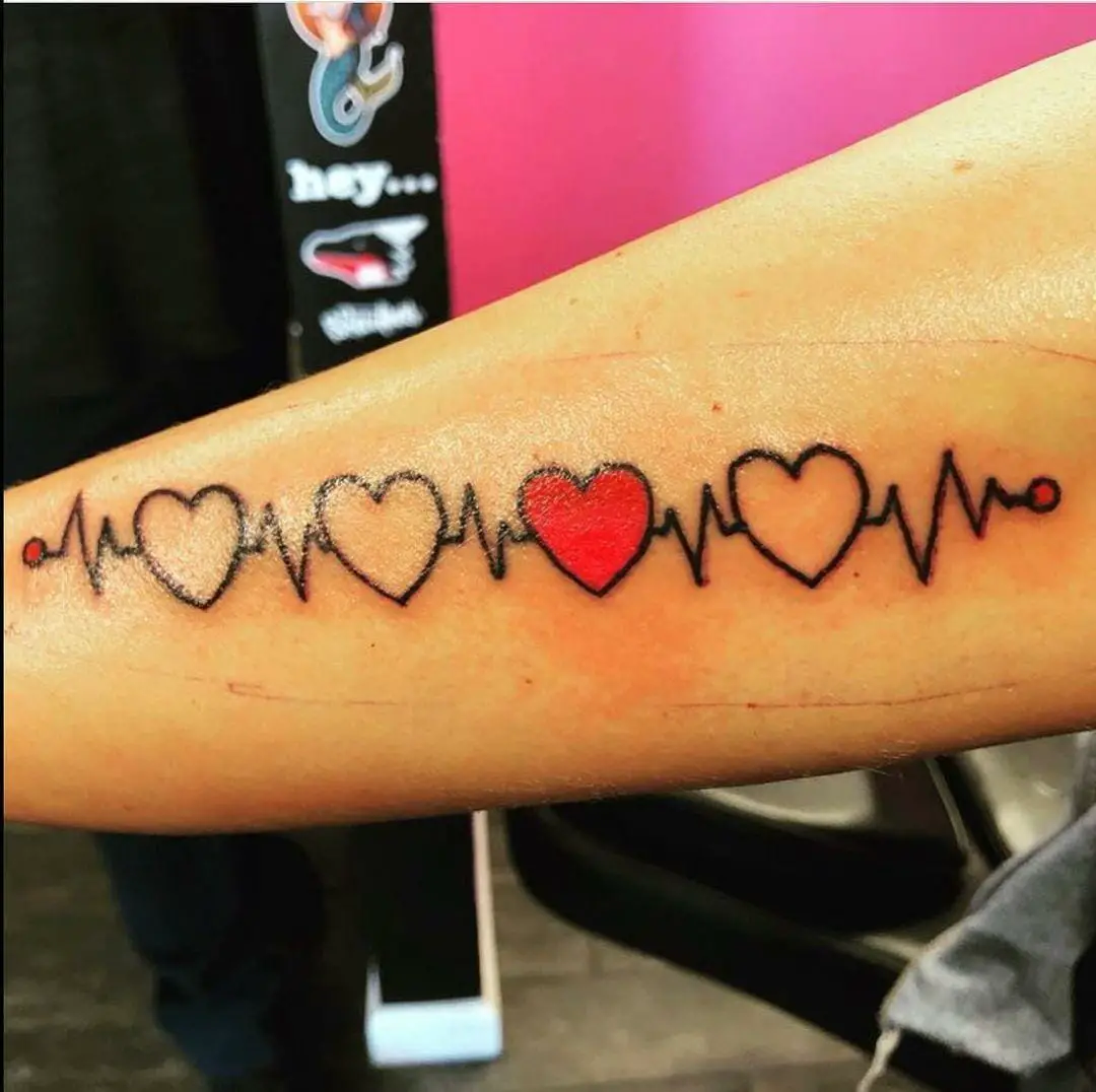 88 Unique Heartbeat Tattoo Ideas To Express Your Love