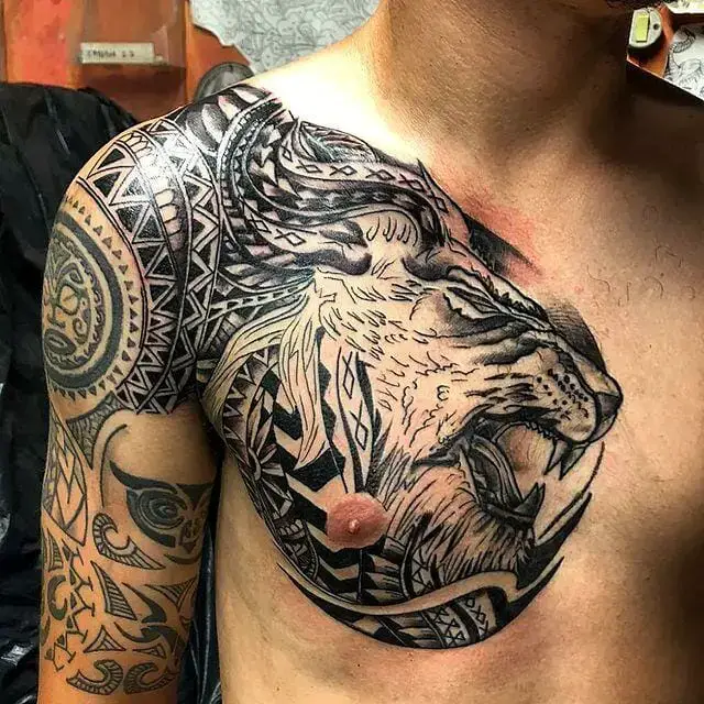 Pin by Esteban Flores on Primer tatuaje  Shoulder piece tattoo Half sleeve  tattoo cost Sleeve tattoos