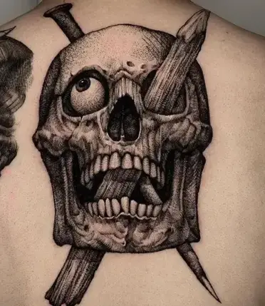 84 Creeptastic Horror Tattoo Styles And Ideas For Back