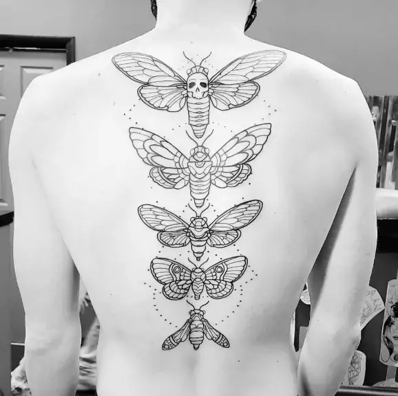 Symbolic Moths Tattoo Meaning