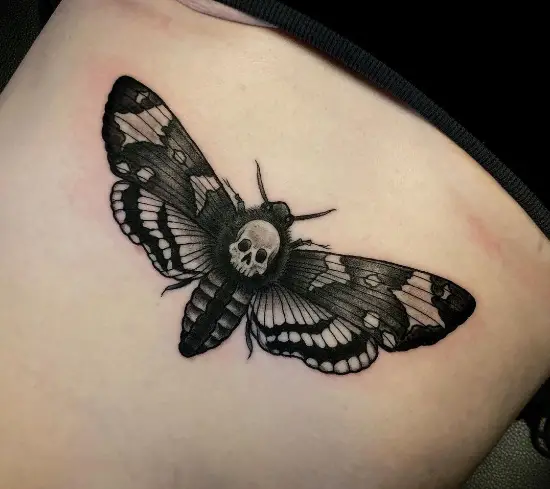 10 Amazing Moth Tattoo Meaning Linked With Moth Species In Tattoo Designs - Psycho Tats