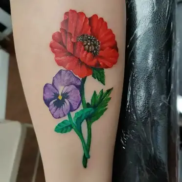 30 Lovely and Delightful Poppy Flower Tattoo Ideas and Design