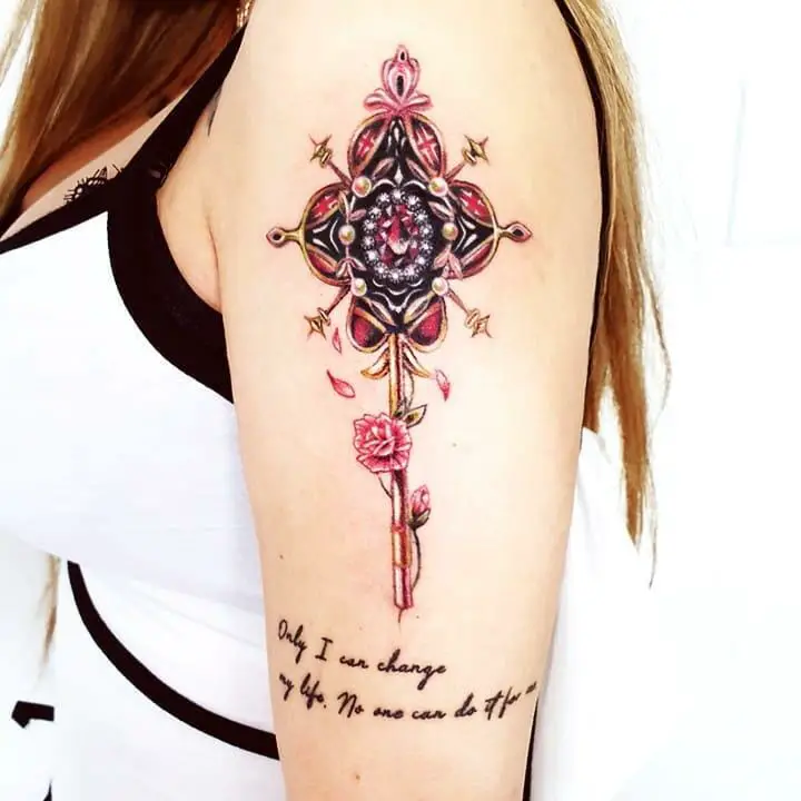 50 Amazing Cross Tattoo Designs To Try On Shoulder - Psycho Tats