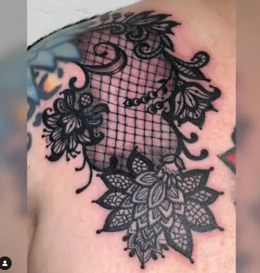 Amazing Lace Tattoo Design