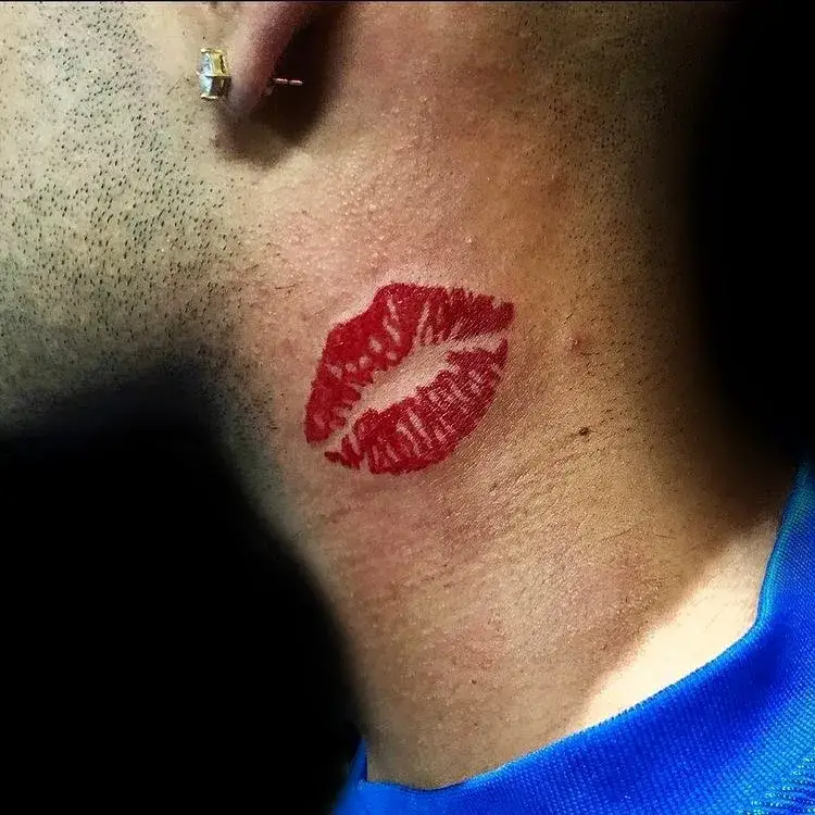 Black Kiss Tattoo