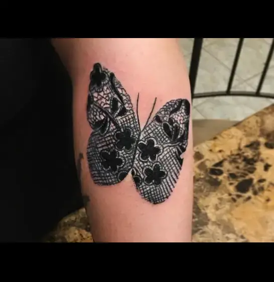Butterfly Lace Tattoo