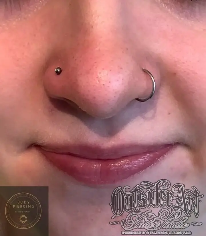 Double Nose Piercings