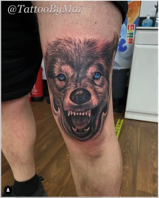 Fantastic Wolf Tattoo