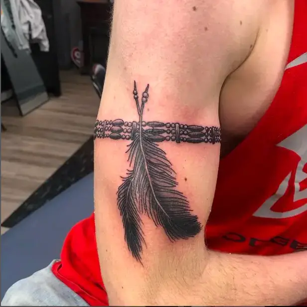 Feather Armband Tattoo