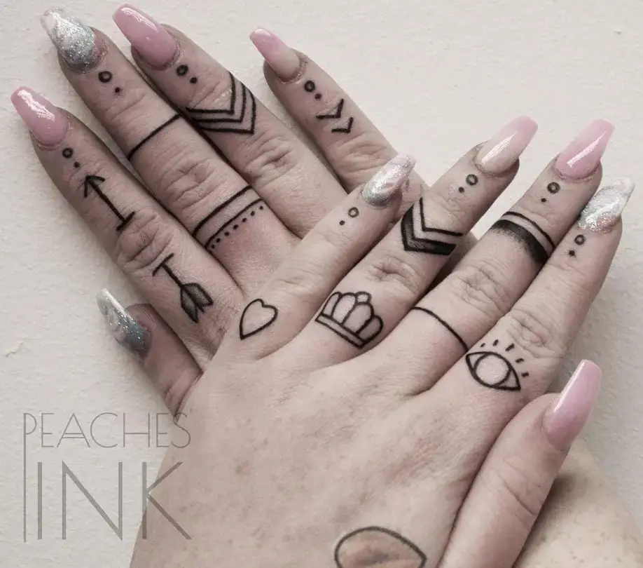 Best Small and Cute Tattoo Designs for Fingers: Ring and Index –  Vanitynoapologies | Indian Makeup and Beauty Blog