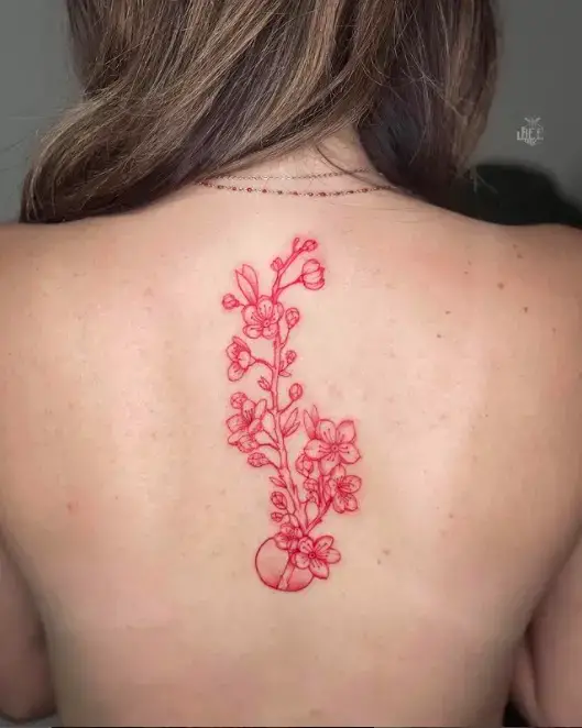 Full Red Tattoo