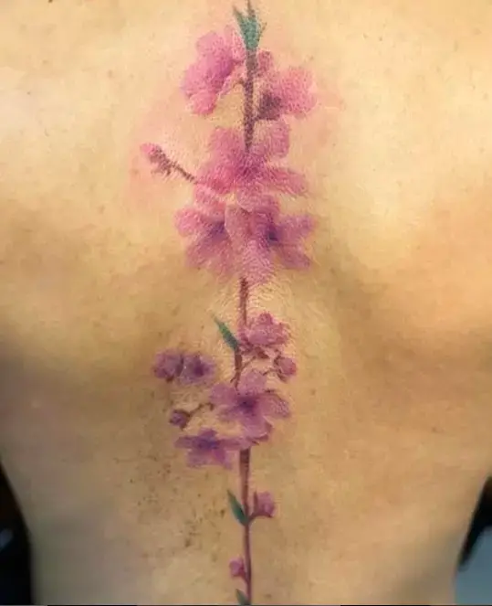Graceful Cherry Blossom Tattoo