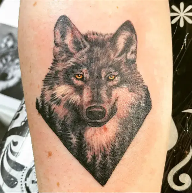 Little Wolf Piece Tattoo