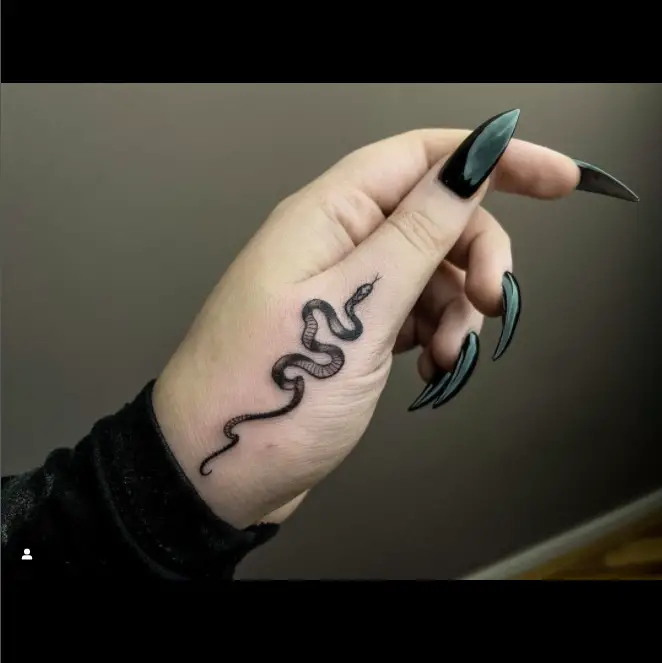 Minimalistic Snake Tattoos