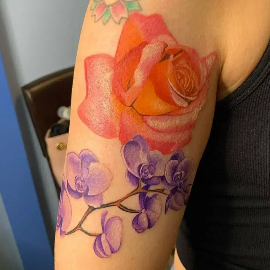 Platinum Ink Tatto Rose