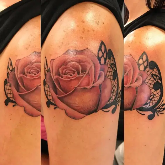 Rose Lace Tattoo