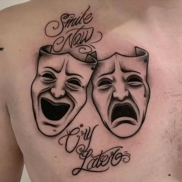 Smile now cry later tattoo