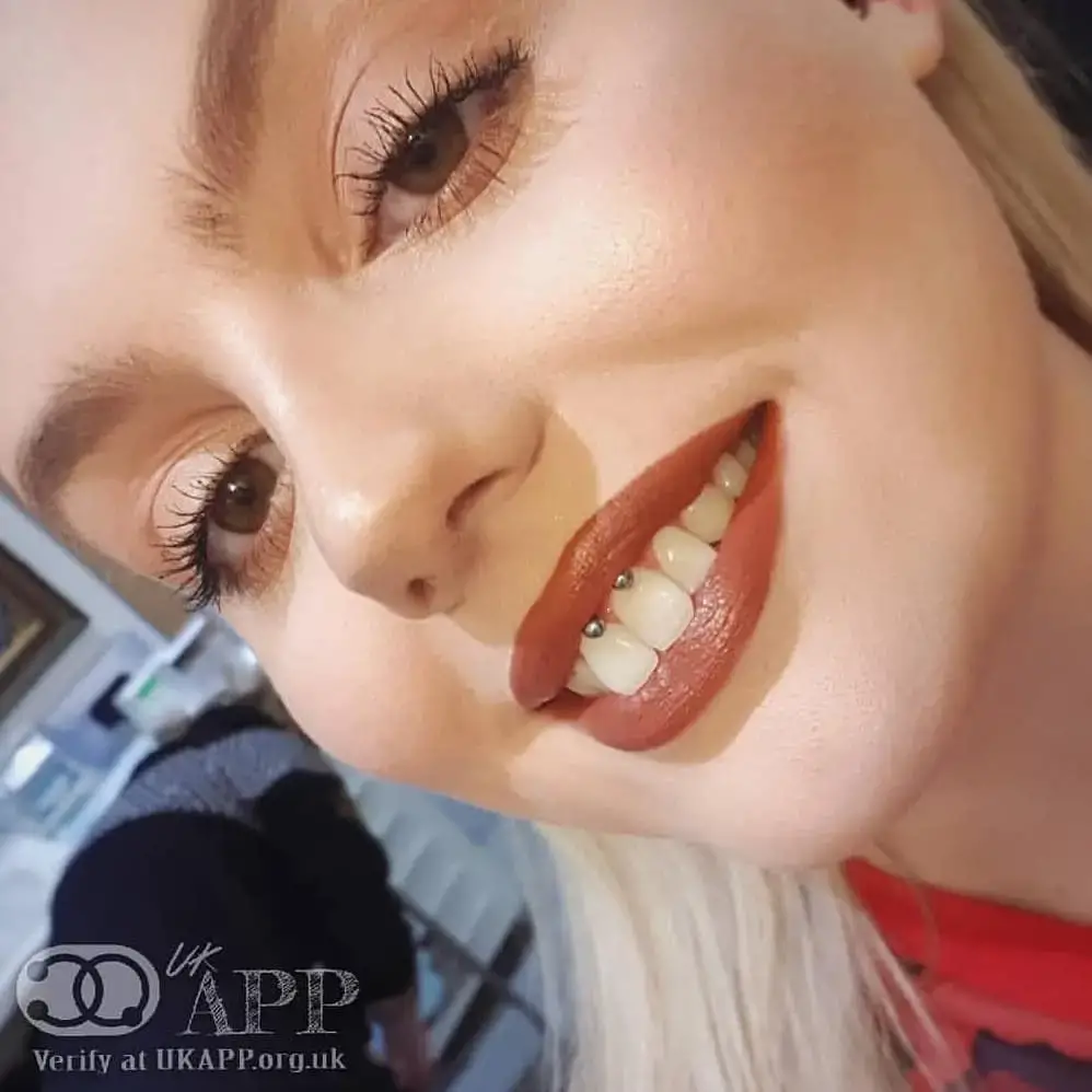 Upper Lip Smiley Piercings