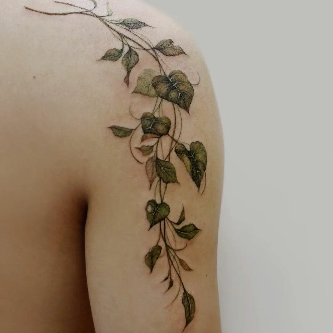 52 Lovely and Exceptional Vine Tattoos Ideas and Designs On Arm - Psycho Tats