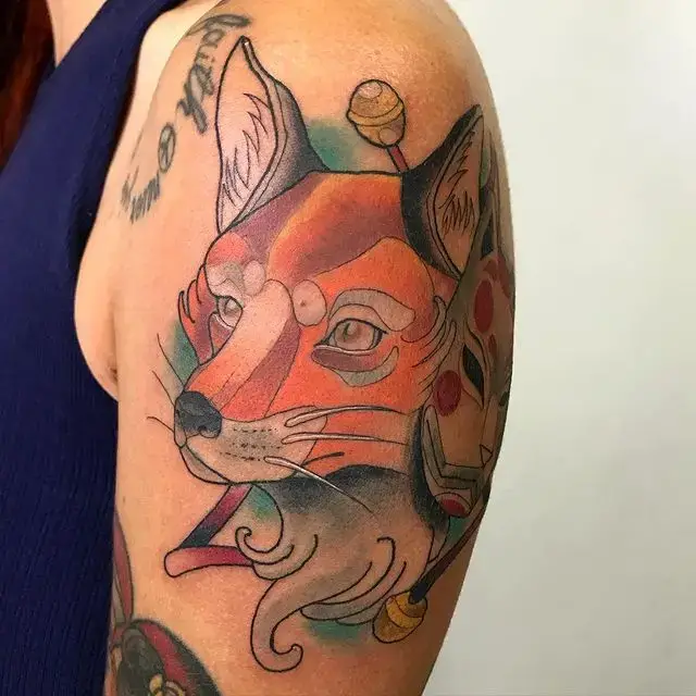 Kitsune tattoo designs