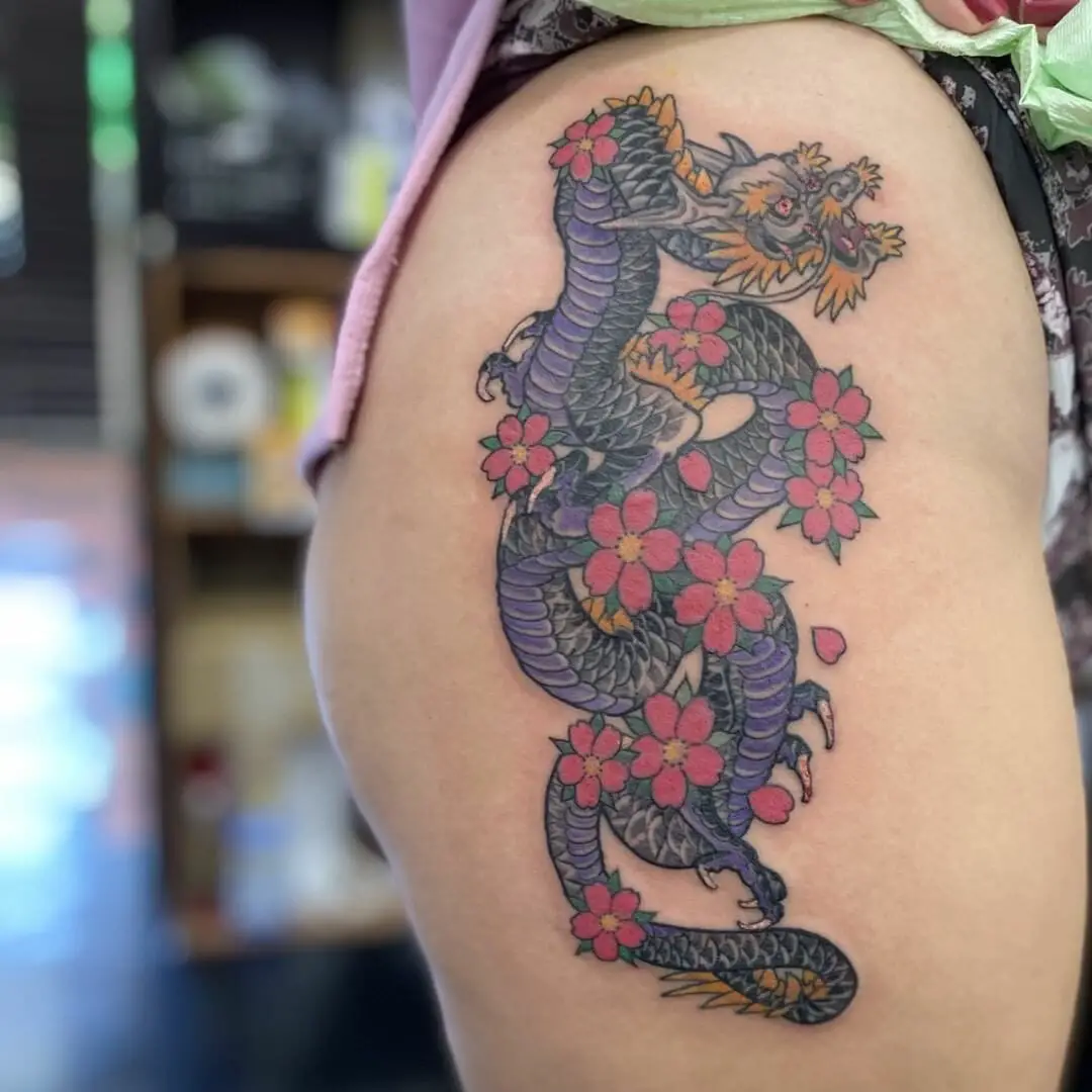 Dragon Tattoo For Thigh- 37 Tattoos You Would Love To Have Right Now