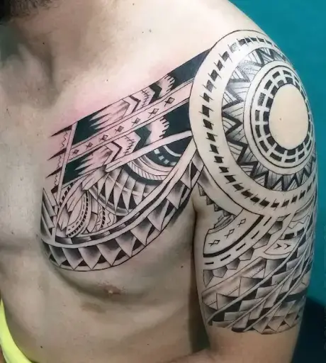 Polynesian Tribal Tattoo Idea