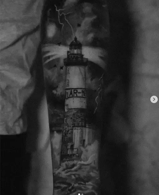 Black Lighthouse Tattoos