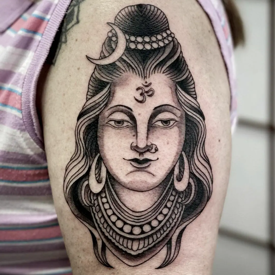 36 Creative And Elegant Shiva Tattoo Designs For Shoulder - Psycho Tats